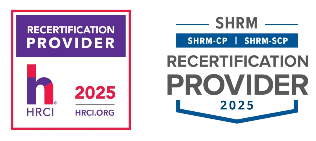 Mastering Medicare: Employer Rules and Regulations - Webinars - Strategic Services Group in Rochester Hills - 2025_SHRM_%26_HRCI_CE_Credit_Combined_Logo