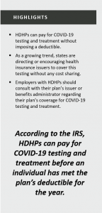 IRS Allows HDHPs To Cover Coronavirus Costs - Default Landing Page - Strategic Services Group - IRS-HDHPs_SSG-blog-Image-144x300